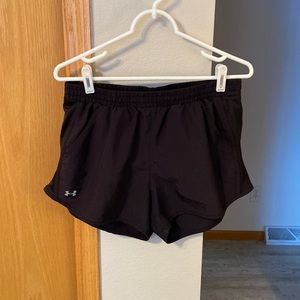 Under Armour women’s black athletic shorts